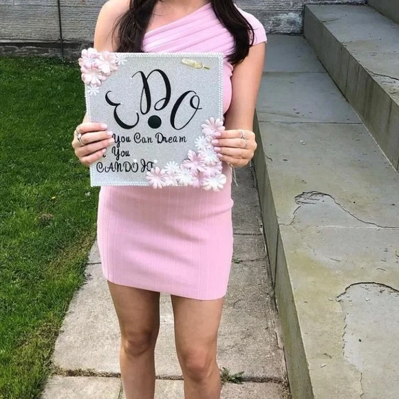 Dresses | Graduation Dress In Baby Pink Size Small | Poshmark